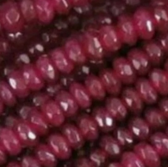 Natural Ruby Untreated Dainty Necklace - Picture 7 of 15